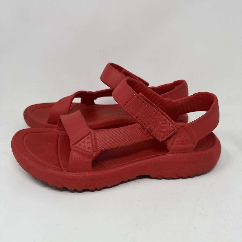 Teva Hurricane Drift Sandals Sz Womens 10 M 8 Brick Red Comfort Rubber Molded